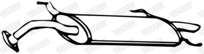 Rear Muffler WALKER 07393