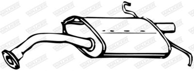 Rear Muffler WALKER 07402