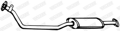 Front Muffler WALKER 07439