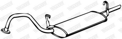 Rear Muffler WALKER 07485