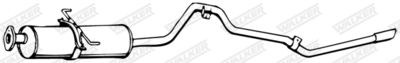 Centre Muffler WALKER 07494