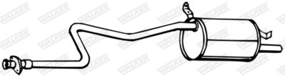 Rear Muffler WALKER 07605