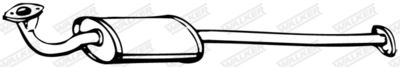 Front Muffler WALKER 07617