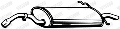 Rear Muffler WALKER 07687