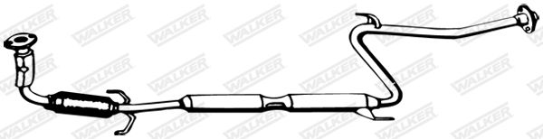 WALKER 07688 Front Muffler