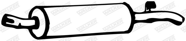 WALKER 07868 Rear Muffler