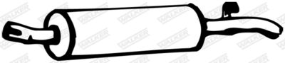 Rear Muffler WALKER 07868