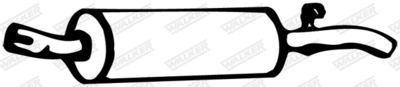 Rear Muffler WALKER 07869