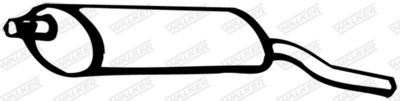 Rear Muffler WALKER 07902