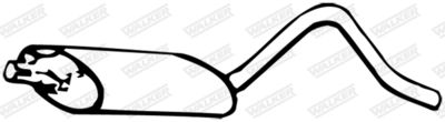 Centre Muffler WALKER 07968