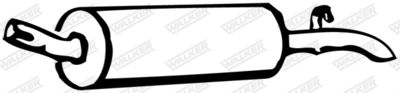 Rear Muffler WALKER 07995