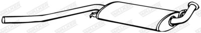Centre Muffler WALKER 08024