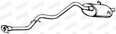 Rear Muffler WALKER 08117