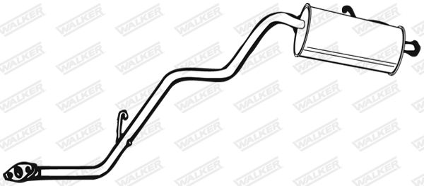 WALKER 08132 Rear Muffler