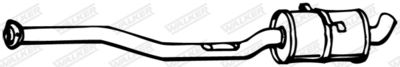 Centre Muffler WALKER 08161