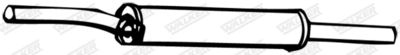 Front Muffler WALKER 08306