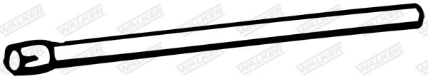 WALKER 08345 Exhaust Pipe