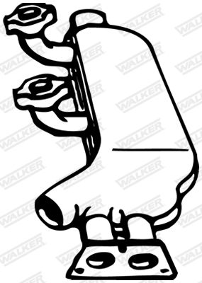 Centre Muffler WALKER 08359