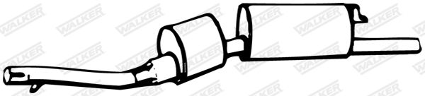 WALKER 08578 Rear Muffler
