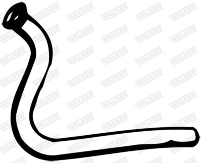 Exhaust Pipe WALKER 08655