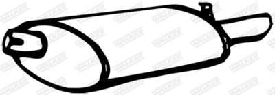Rear Muffler WALKER 08669