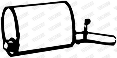Rear Muffler WALKER 08678