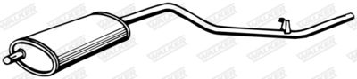 Centre Muffler WALKER 08805