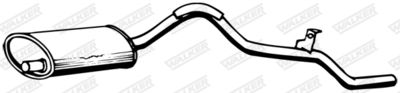 Centre Muffler WALKER 08808