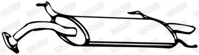 Rear Muffler WALKER 08830