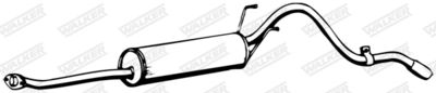 Rear Muffler WALKER 08849