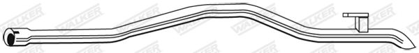 WALKER 08868 Exhaust Pipe