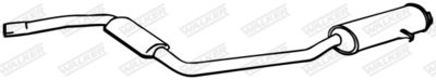 Centre Muffler WALKER 09073