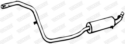 Centre Muffler WALKER 09083