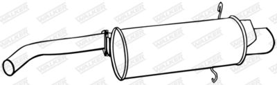 Rear Muffler WALKER 09084