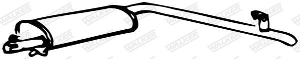 WALKER 09088 Rear Muffler