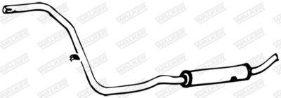 Centre Muffler WALKER 09092