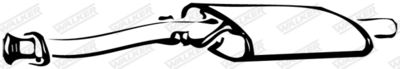Centre Muffler WALKER 09102
