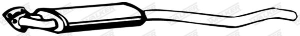 WALKER 09156 Centre Muffler