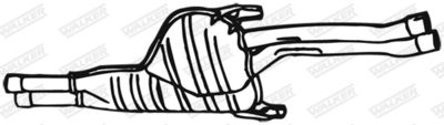 Centre Muffler WALKER 09188