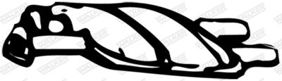 Front Muffler WALKER 09202