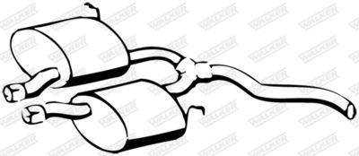 Centre Muffler WALKER 09277