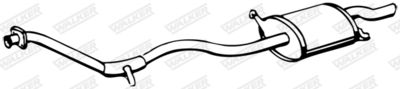 Rear Muffler WALKER 09336
