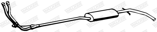 WALKER 09420 Centre Muffler
