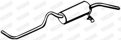 Rear Muffler WALKER 09421