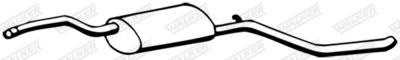 Centre Muffler WALKER 09427