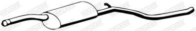 Centre Muffler WALKER 09433