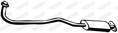 Front Muffler WALKER 09484