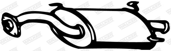 WALKER 09492 Rear Muffler