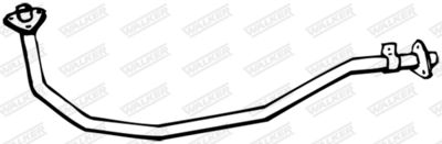 Exhaust Pipe WALKER 09564