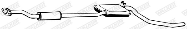 WALKER 09575 Centre Muffler